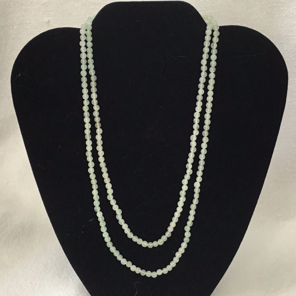 Jadeite beaded necklace